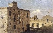 JONES, Thomas Houses in Naples sf oil on canvas